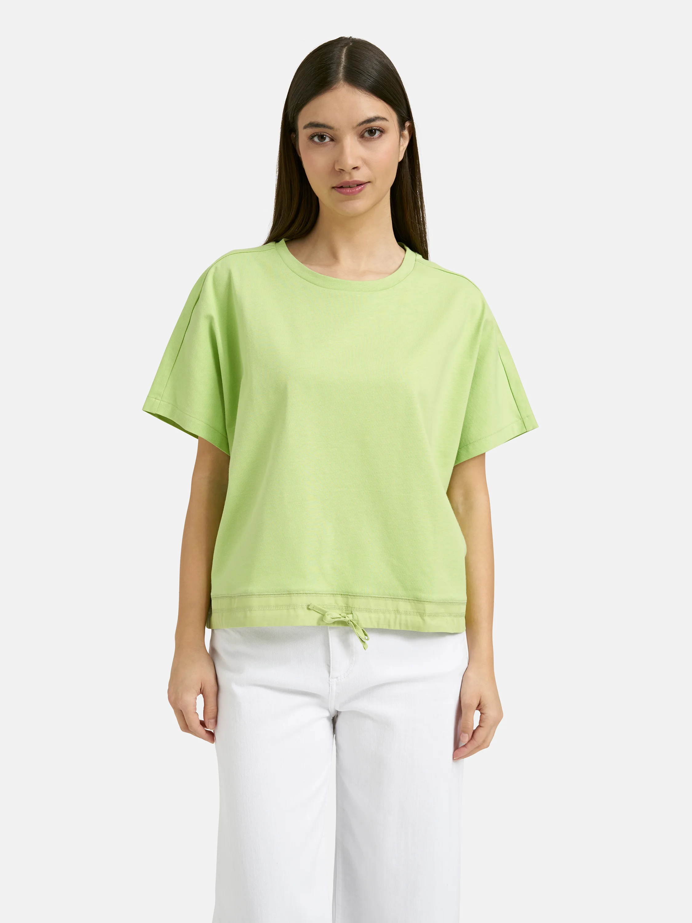 Oversize T-Shirt Drawstring Hem