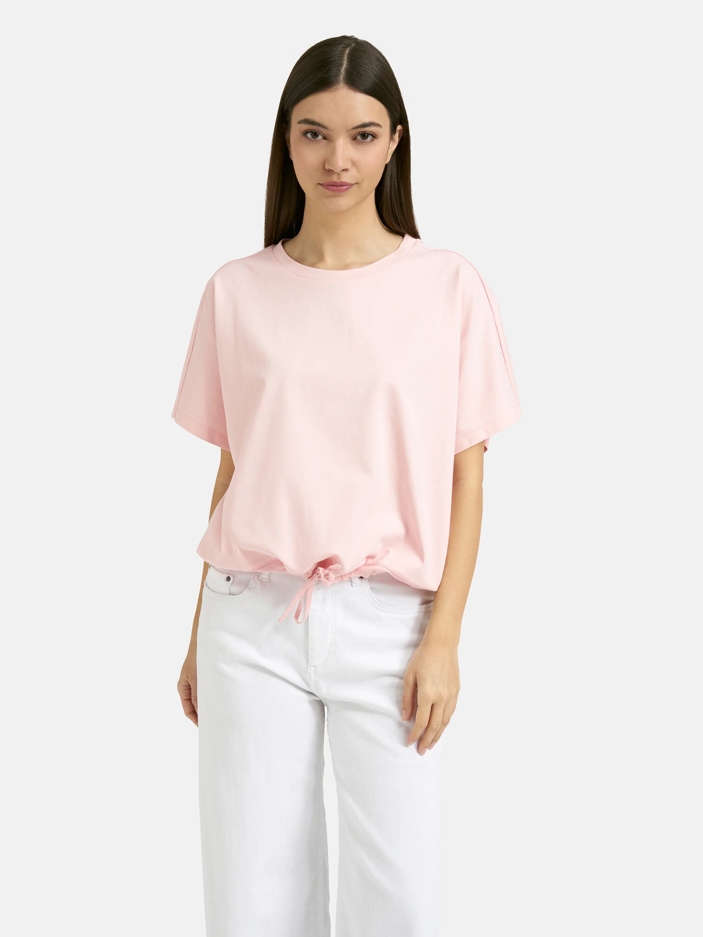 Oversize T-Shirt Drawstring Hem