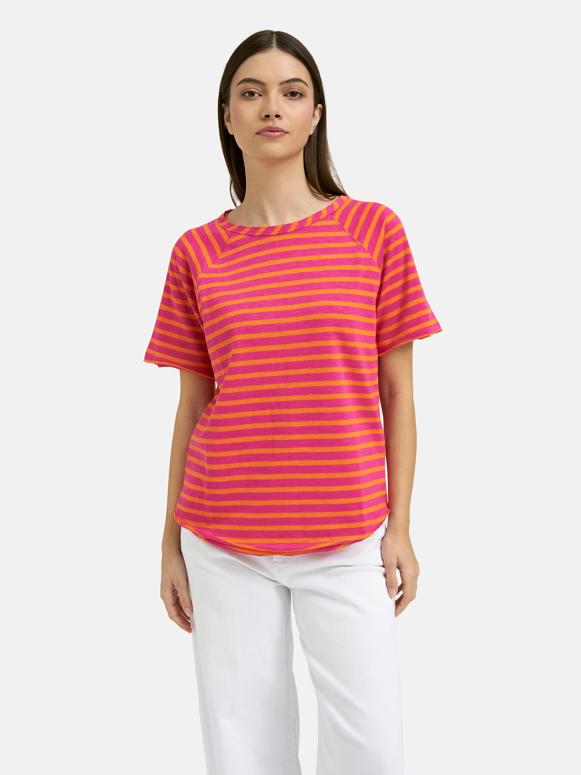 Regular Sweat Shortsleeve Striped