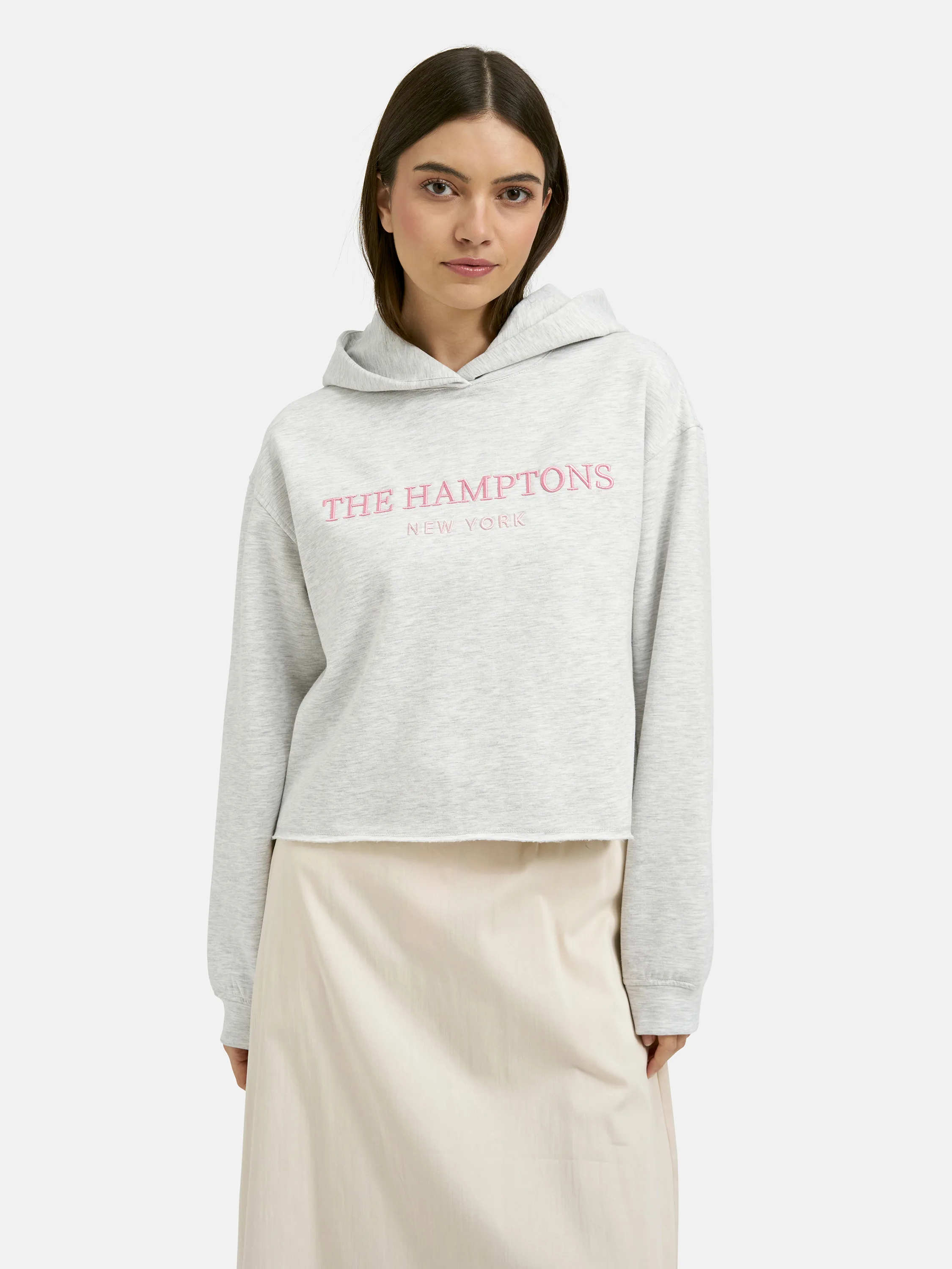 Boxy Hoodie Print Mix