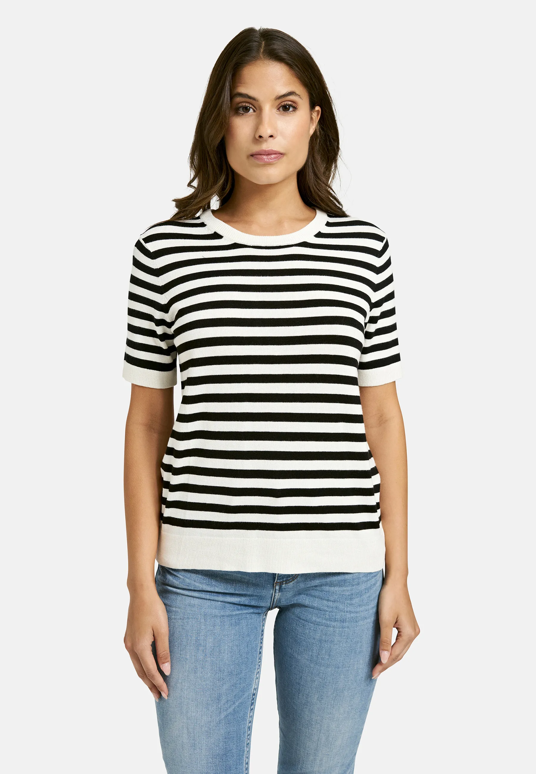 Striped Half Slv Pullover