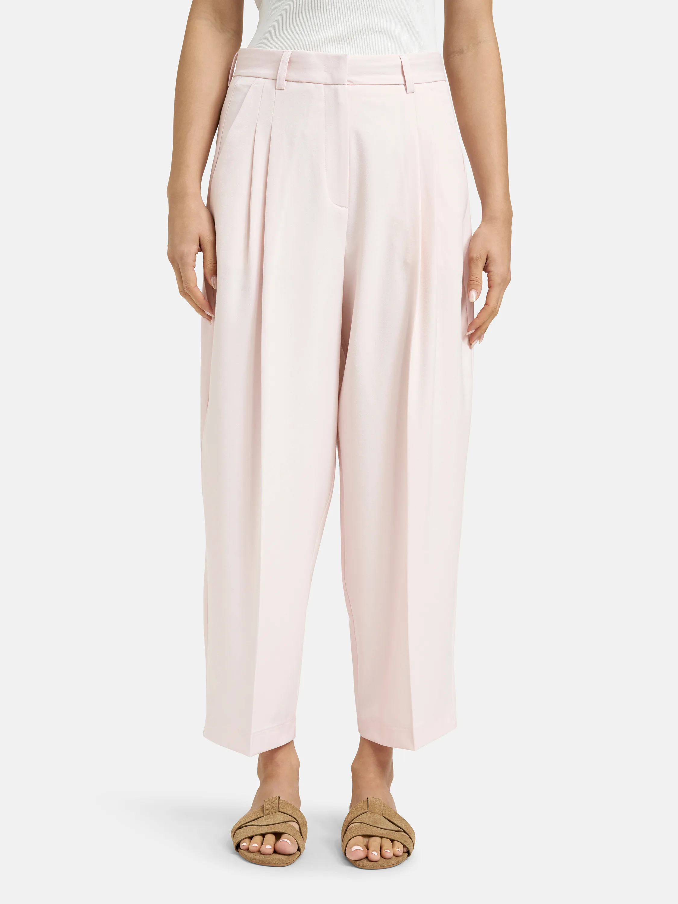 Cropped Straight Pants