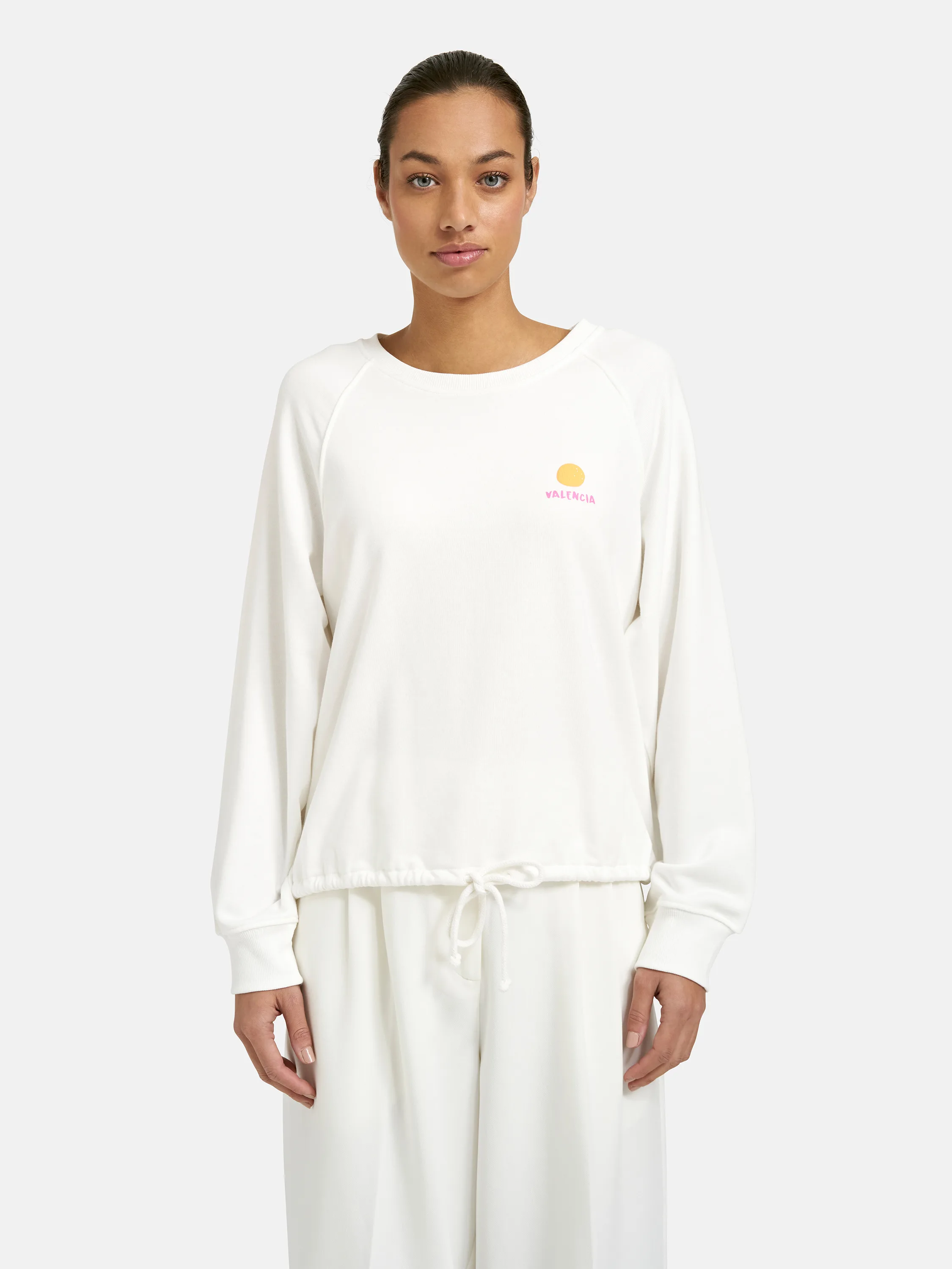 Realxed Sweatshirt Drawstring Hem
